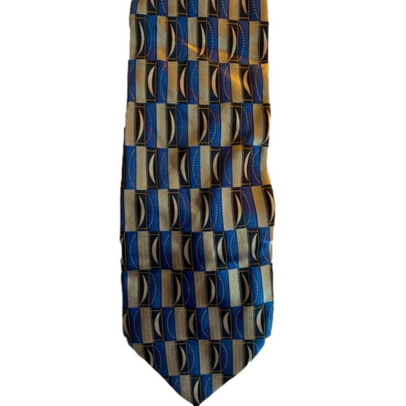 Stafford Other - Stafford Blue & Gray Handmade Silk Men’s Tie